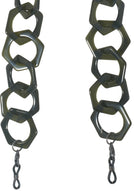  Transparent Green Chunky Hex Chain View #3