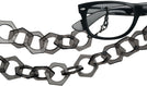  Transparent Grey Chunky Hex Chain View #2