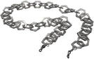  Transparent Grey Chunky Hex Chain View #1