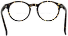 Round Brown Newbury Street with Brown Clip Bifocal View #4