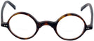 Round Dark Tortoise Truman Bifocal View #2