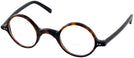 Round Dark Tortoise Truman Bifocal View #1