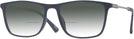 Square Navy Blue Alexander w/ Gradient Bifocal Reading Sunglasses View #1