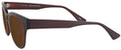 Wayfarer Matte Brown Chloe Bifocal Reading Sunglasses View #3