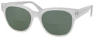 Wayfarer Matte Crystal Chloe Bifocal Reading Sunglasses View #1