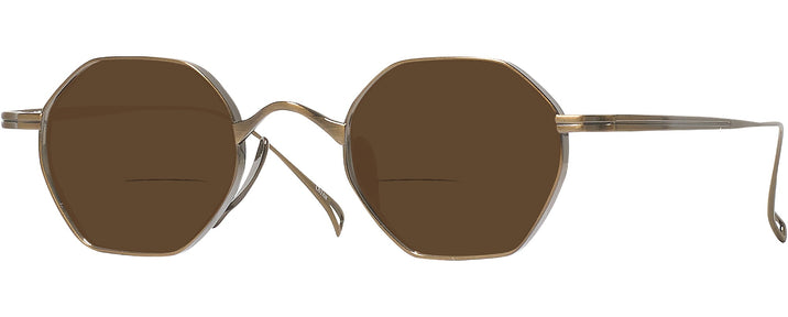 Unique Bronze Edsal Bifocal Reading Sunglasses View #1