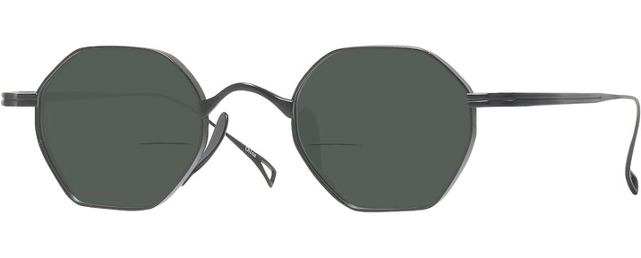 Unique Matte Black Edsal Bifocal Reading Sunglasses View #1