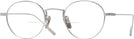 Round Silver Gatsby Bifocal View #1