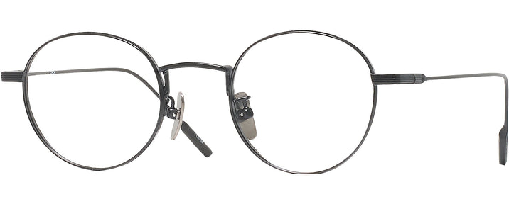 Round Matte Black Gatsby Progressive No-Lines View #1