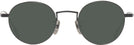 Round Matte Black Gatsby Progressive Reading Sunglasses View #2