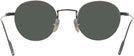 Round Matte Black Gatsby Progressive Reading Sunglasses View #4