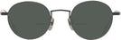 Round Matte Black Gatsby Bifocal Reading Sunglasses View #2