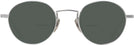 Round Silver Gatsby Bifocal Reading Sunglasses View #2