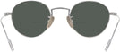 Round Silver Gatsby Bifocal Reading Sunglasses View #4