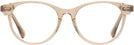 Round Transparent Brown Grace Progressive No-Lines View #2