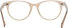 Round Transparent Brown Grace Progressive No-Lines View #4