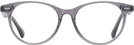 Round Transparent Grey Grace Single Vision Full Frame View #2