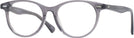 Round Transparent Grey Grace Progressive No-Lines View #1