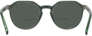 Round Green Lenox Bifocal Reading Sunglasses View #4