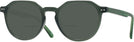 Round Green Lenox Bifocal Reading Sunglasses View #1