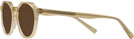 Round Light Brown Lenox Bifocal Reading Sunglasses View #3