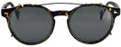 Round Grey Newbury Street with Grey Clip Progressive No-Lines View #2