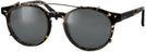 Round Grey Newbury Street with Grey Clip Progressive No-Lines View #1