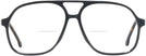 Aviator Black With Tortoise Temple Newport Bifocal View #2