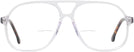 Aviator Crystal With Tortoise Temple Newport Bifocal View #2