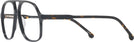 Aviator Black With Tortoise Temple Newport Single Vision Full Frame View #3