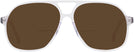 Aviator Crystal With Tortoise Temple Newport Bifocal Reading Sunglasses View #2