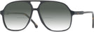 Aviator Black With Tortoise Temple Newport w/ Gradient Bifocal Reading Sunglasses View #1