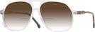 Aviator Crystal With Tortoise Temple Newport w/ Gradient Bifocal Reading Sunglasses View #1