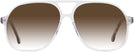 Aviator Crystal With Tortoise Temple Newport w/ Gradient Progressive Reading Sunglasses View #2
