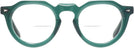 Round Transparent Green Truman Bifocal View #2