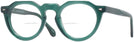 Round Transparent Green Truman Bifocal View #1
