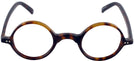 Round Dark Tortoise Truman Single Vision Full Frame View #2