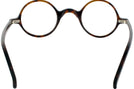 Round Dark Tortoise Truman Single Vision Full Frame View #4