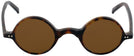 Round Dark Tortoise Truman Bifocal Reading Sunglasses View #2