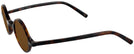 Round Dark Tortoise Truman Bifocal Reading Sunglasses View #3