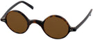 Round Dark Tortoise Truman Bifocal Reading Sunglasses View #1