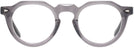 Round Transparent Grey Truman Single Vision Full Frame View #2