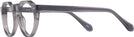 Round Transparent Grey Truman Single Vision Full Frame View #3