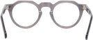 Round Transparent Grey Truman Single Vision Full Frame View #4