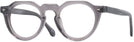 Round Transparent Grey Truman Single Vision Full Frame View #1