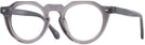 Round Transparent Grey Truman Single Vision Full Frame View #1