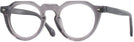 Round Transparent Grey Truman Single Vision Full Frame View #1