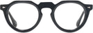 Round Black Truman Single Vision Full Frame View #2