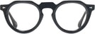 Round Black Truman Single Vision Full Frame View #2
