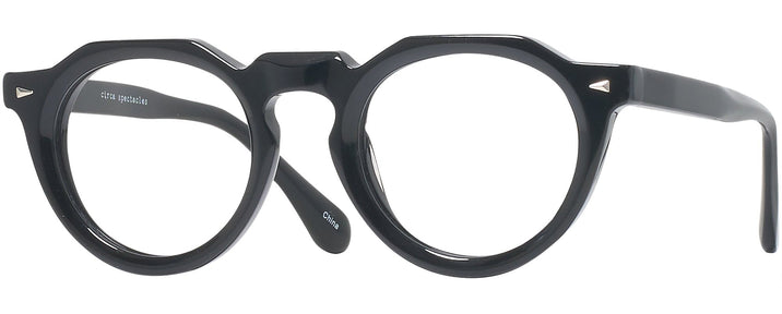 Round Black Truman Progressive No-Lines View #1